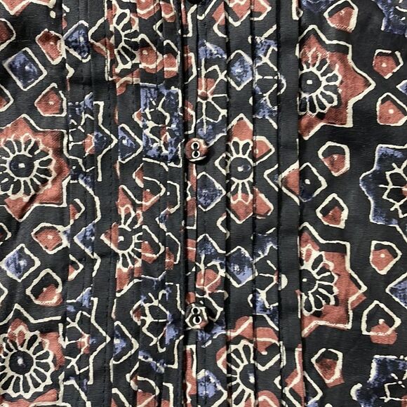 Walter Baker Cameron Brown Multi Mosaic Top Women’s Sz XL - Picture 5 of 12